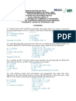 Atividade 1 de Matematica