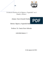 Evolución Histórica de La Higiene y Seguridad