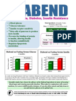 Hypoglycemia, Diabetes, Insulin Resistance: LD 10 G/KG