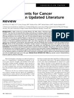 Physical Agent For Cancer Survvors An Updated Literatured Review