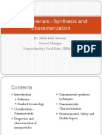 Nanomaterials - Synthesis and Characterization