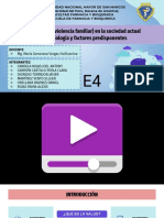 Salud Mental, (Violencia Familiar) en La Sociedad Actual. Epidemiología y Factores Predisponentes