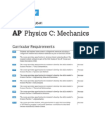 AP Physics C Mechanics Sample Syllabus 1