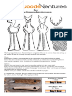 Deer Carving Pattern