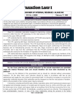 Commissioner of Internal Revenue V Algue Inc: #1 G.R. No. L-28896 February 17, 1988