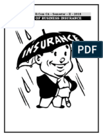 Basics of Business Insurance - Notes