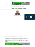 Volume 11 No. 7 December 2011 Effect of Blanching Methods On Drying Kinetics of Bell Pepper Tunde-Akintunde TY, BO Akintunde and A Fagbeja