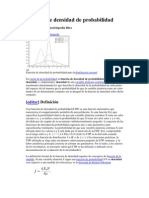 Función de Densidad de Probabilidad