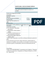 Anexos Del 1 Al 10 de Las Medidas de Bioseguridad para Turismo Comunitario