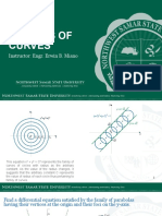 Families of Curves: Instructor: Engr. Erwin B. Miano