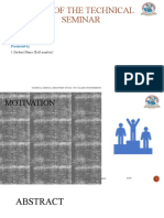 Technical Seminar Presentation Template