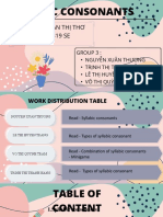 Teacher: Trần Thị Thơ Class: Eng 319 Se: Syllabic Consonants