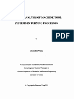 Turmng: Chatter Analysis of Maceune Systems Processes