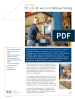 Structural Load and Fatigue Testing: Service Profile