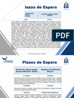 Plazos de Espera - Seguros Constitucion