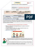 Experiencia de Aprendizaje Matematica 21-06