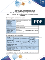 Guía de Actividades - Fase 1 - Conocer Las Variables Eléctricas en Un Circuito Resistivo