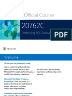 Microsoft Official Course: Developing SQL Databases