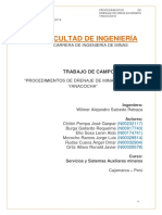 Procedimientos de Drenaje de Minas Yanacocha - Trabajo - Campo3