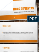 Unidad 1. Aspectos Básicos de Las Ventas