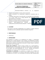 Protocolo Transfusion Sanguinea en Pacientes Neonatos