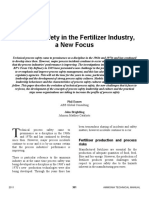 Process Safety in The Fertilizer Industry, A New Focus: Fertiliser Production and Process Risks