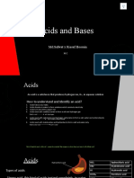 Acids and Bases: MD - Safwat X Riesaf Hossain