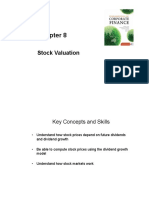 Chapter 8 Stock Valuation