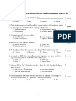 MULTIPLE CHOICE. Choose The One Alternative That Best Completes The Statement or Answers The