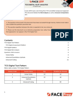 Face Prep Tcs Digital Slot Analysis 7th Aug 2021 Slot 3