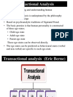 Transactional Analysis