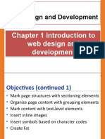 Chapter 1 - Introduction To Web Design and Development