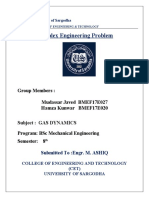 Complex Engineering Problem: Group Members: Mudassar Javed BMEF17E027 Hamza Kunwar BMEF17E020