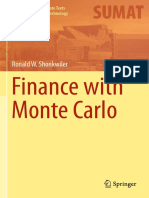 (Springer Undergraduate Texts in Mathematics and Technology) Ronald W. Shonkwiler (Auth.) - Finance With Monte Carlo (2013, Springer-Verlag New York)