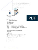 Soal Latihan 4 Uas-Pas B. Inggris 7 SMTR 1