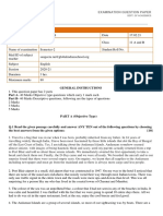 Tdetails: Examination Question Paper