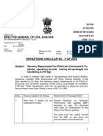 Director General of Civil Aviation: Operations Circular No. 2 of 2004