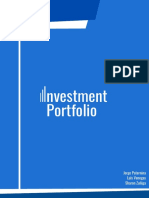 Nvestment Portfolio: Jorge Paternina Luis Venegas Sharon Zuñiga