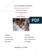 CASE STUDY ON Birth Asphaxia