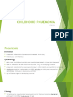 Pneumonia, Bronchiolitis