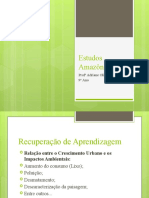 Estudos Amazônicos 9 Ano Recuperação