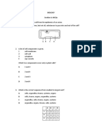 Biology Section A: MCQS: A B C D