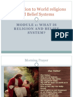 (Powerpoint) Introduction To World Religions and Belief Systems