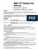 300V2 - 4T - Factory - Line 10W-50 DATASHEET