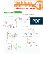 Triangulos Rectangulos Notables para Cuarto Grado de Secundaria