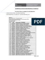 Postulantes Aptos para Examen de Conocimiento