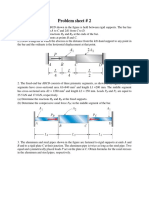 Problem Sheet # 2: and R at The Ends of The Bar