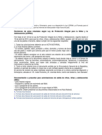 Revisiones de Actas Notariales Según Ley de Protección Integral para La Niñez y La Adolescencia (LEPINA)