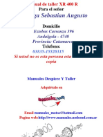 Xr400 Service Manual