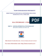 Manonmaniam Sundaranar University: B.Sc. Psychology - I Year